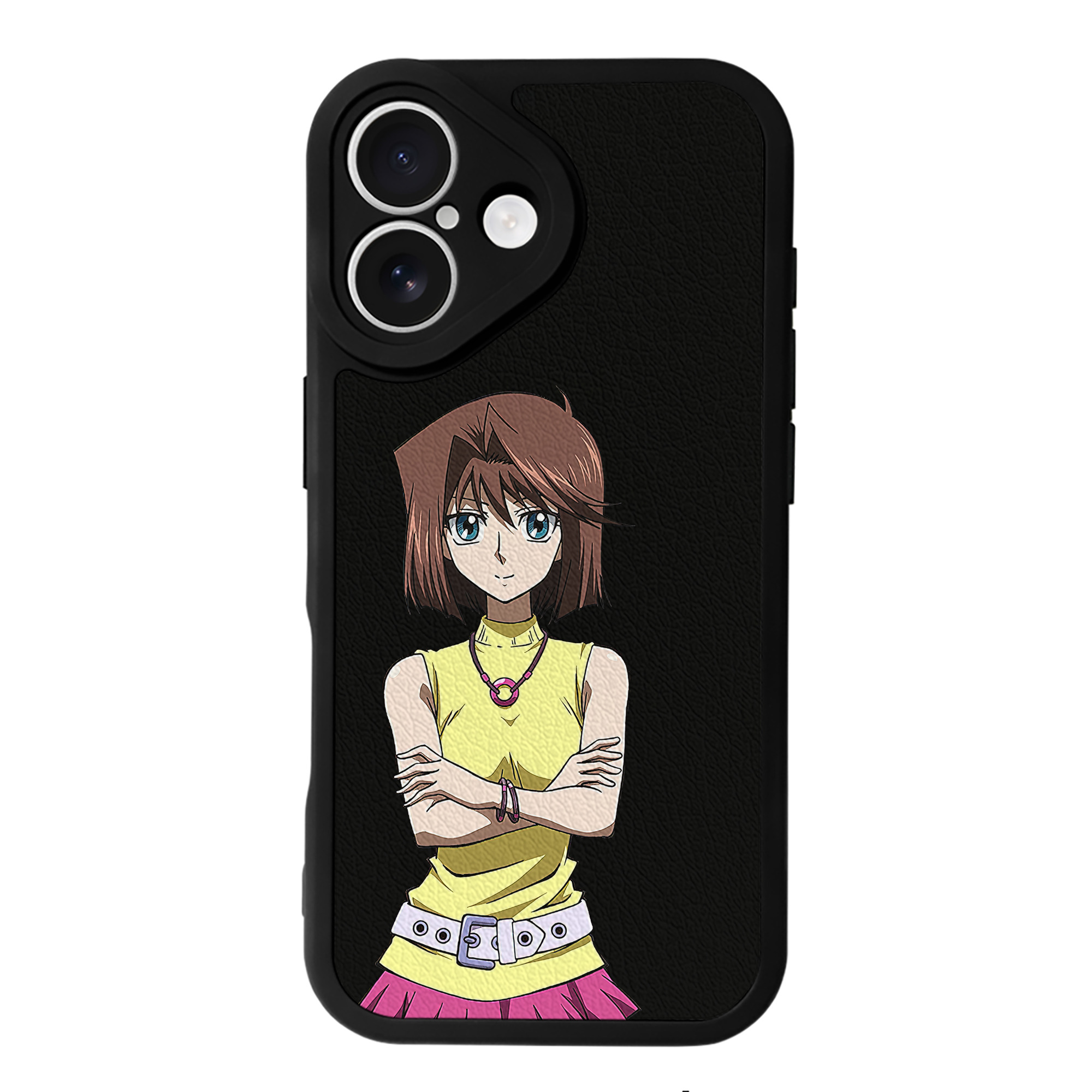 遊☆戯☆王 Yu-Gi-Oh! 【iPhone 16シリーズ対応】シリコンスマホケース（レザー調） 材質：シリコン